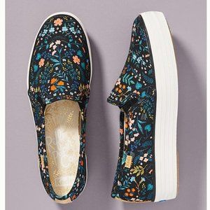 Anthro Keds Rifle Paper Decker Wildwood Sneakers